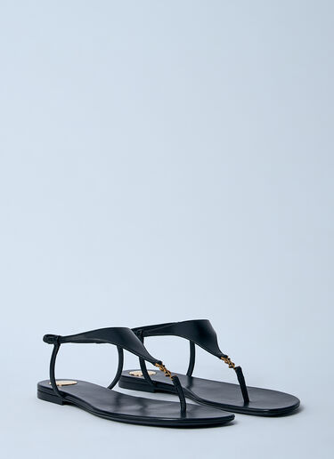 LN-CC® - Saint Laurent: Bridget 05 Sandals - Black Saint Laurent Bridget 05 Sandals Black sla0259041