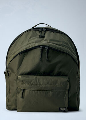 LN-CC® - Porter-Yoshida & Co: Large Double Pack Backpack - Olive Porter-Yoshida & Co Large Double Pack Backpack Olive por0364007