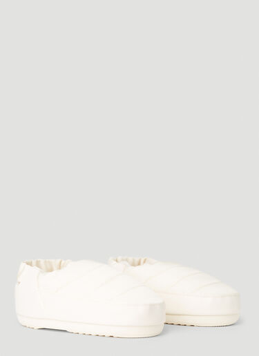 LN-CC® - Moon Boot: Evolution Flat Shoes - Cream Moon Boot Evolution Flat Shoes Cream mnb0351005