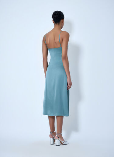 Acne Studios Lace-Trimmed Slip Dress Light Green acn0264026
