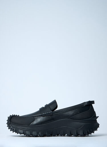 LN-CC® - Moncler: Trailgrip Loafer Sneakers - Black Moncler Trailgrip Loafer Sneakers Black mon0161046