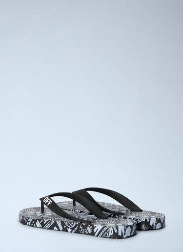LN-CC® - Off-White: Off Stamp Flip Flops - White Off-White Off Stamp Flip Flops White ofw0162011