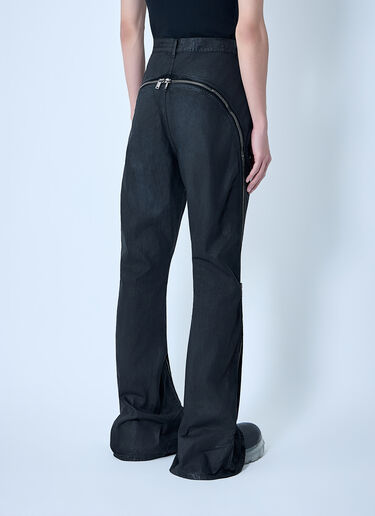 LN-CC® - Rick Owens DRKSHDW: Bolan Banana Jeans - Black Rick Owens DRKSHDW Bolan Banana Jeans Black drk0164016