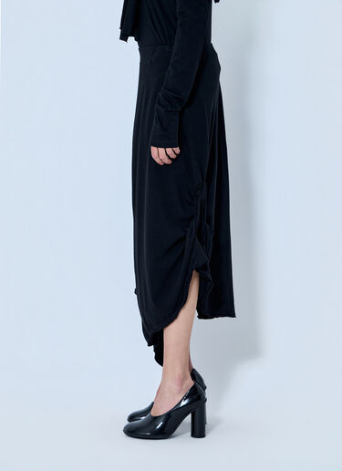 Yohji Yamamoto 高捻法式毛圈编织裙 黑色 yoy0264008