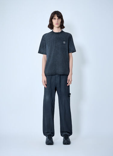 LN-CC® - Stone Island: Logo Patch T-Shirt - Black Stone Island Logo Patch T-Shirt Black sto0164004