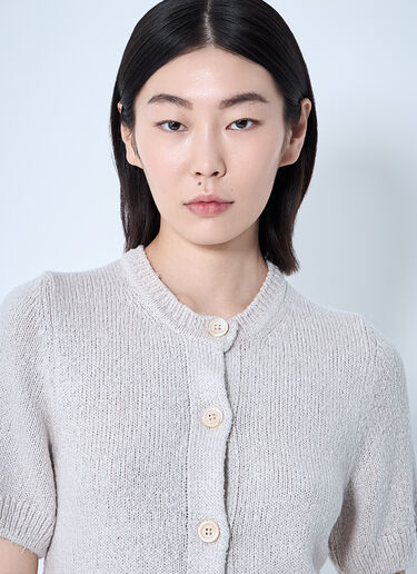 LN-CC® - Our Legacy: Shrunken Cardigan - Beige Our Legacy Shrunken Cardigan Beige our0261008