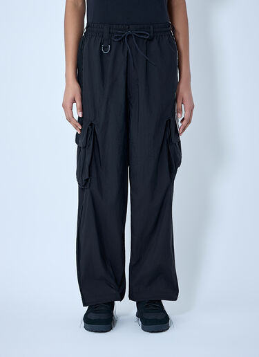 LN-CC® - Y-3: Nylon Wired Cargo Pants - Black Y-3 Nylon Wired Cargo Pants Black yyy0364015