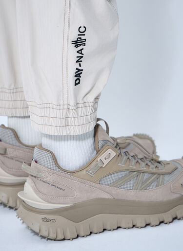 LN-CC® - Moncler Grenoble: Logo Patch Cargo Pants - Beige Moncler Grenoble Logo Patch Cargo Pants Beige mog0159003