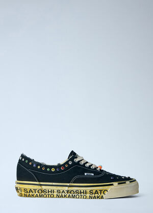 LN-CC® - OTW by VANS by Satoshi Nakamoto: OTW Era 95 Lucky Charm Sneakers - Black OTW by VANS by Satoshi Nakamoto OTW Era 95 Lucky Charm Sneakers Black otk0364001
