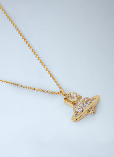 LN-CC® - Vivienne Westwood: Orb Pendant Necklace - Gold Vivienne Westwood Orb Pendant Necklace Gold vvw0264071