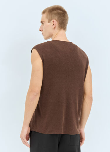 LN-CC® - The Row: Tarik Vest - Brown The Row Tarik Vest Brown row0158005