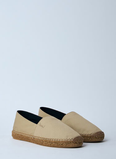 LN-CC® - Saint Laurent: Cotton Espadrilles - Beige Saint Laurent Cotton Espadrilles Beige sla0259038