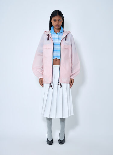 LN-CC® - Prada: Re-Nylon Hooded Windbreaker Jacket - Grey Prada Re-Nylon Hooded Windbreaker Jacket Grey pra0264032