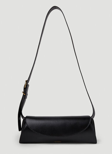 LN-CC® - Jil Sander: Cannolo Small Shoulder Bag - Black Jil Sander Cannolo Small Shoulder Bag Black jil0251018