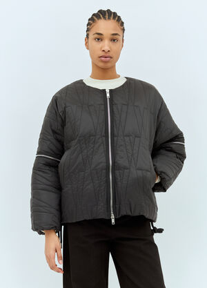 Moncler x Willow Smith Haissa Short Down Jacket Black mwi0258008