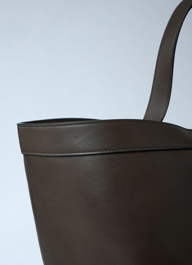 LN-CC® - Saint Laurent: Large Y-Shaped Leather Tote Bag - Brown Saint Laurent Large Y-Shaped Leather Tote Bag Brown sla0262040