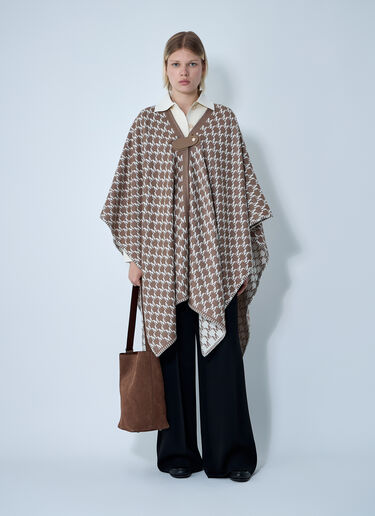Max Mara Wool-Blend Scarf Brown max0261038