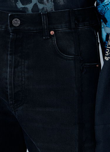 LN-CC® - Vetements: 재구성된 진 - 블랙 Vetements 재구성된 진 블랙 vet0162008