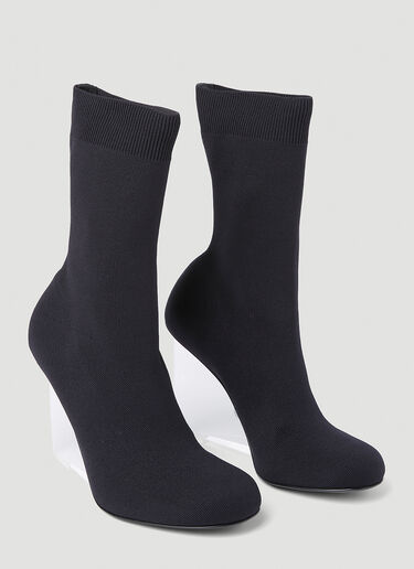 Alexander McQueen Shard 高跟靴 黑色 amq0252012