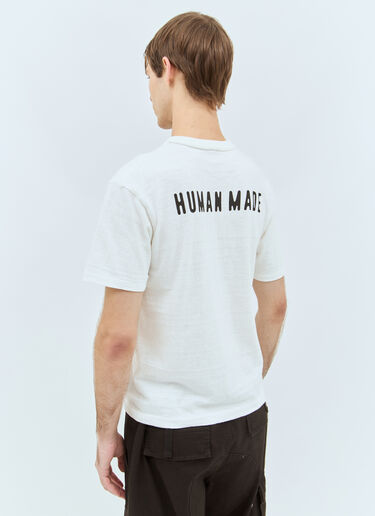 LN-CC® - Human Made: Logo Print T-Shirt - White Human Made Logo Print T-Shirt White hmd0158002