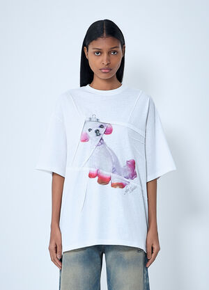 LN-CC® - Acne Studios: Logo Motif T-Shirt - White Acne Studios Logo Motif T-Shirt White acn0263003