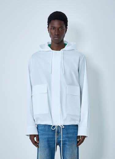 Lacoste Runway 连帽府绸夹克 白色 lac0164002