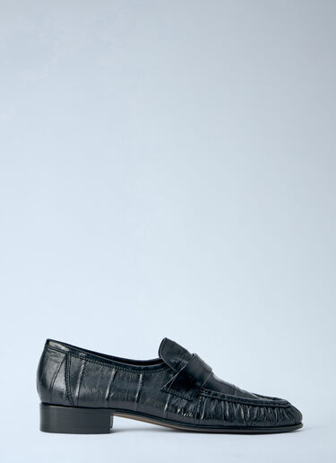 LN-CC® - The Row: Soft Loafers - Black The Row Soft Loafers Black row0264099