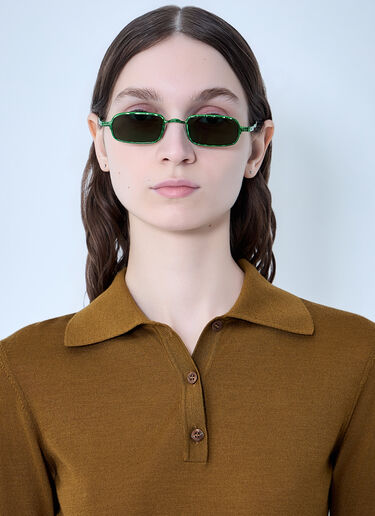 LN-CC® - Kuboraum: Z18 Hamburger Banhoff Sunglasses - Green Kuboraum Z18 Hamburger Banhoff Sunglasses Green kub0364009
