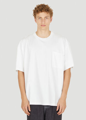 The Salvages Snap-Stud T-Shirt White slv0150007