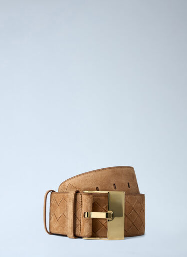 Bottega Veneta 大号绒面革腕表腰带 驼色 bov0262035