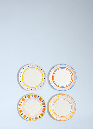 &k Amsterdam Set Of Four Boavista Dinner Plates Multicolour wps0692382