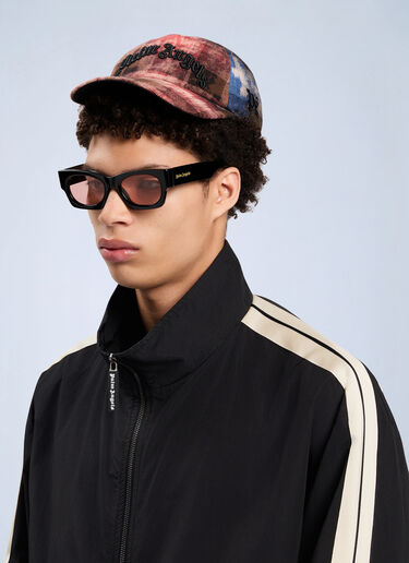 Palm Angels Curved Logo Check Cap Multicolour pma0162032