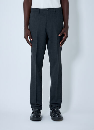 Prada Wool Tailored Pants Black pra0162010