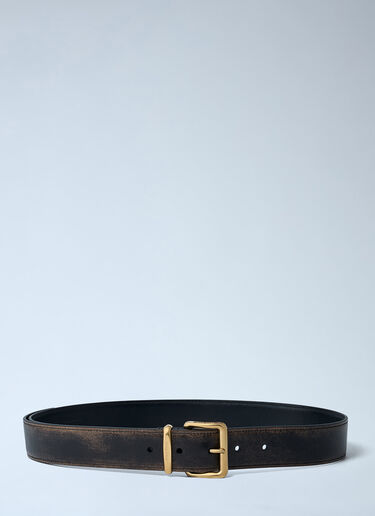 Miu Miu Leather Belt Brown miu0262004