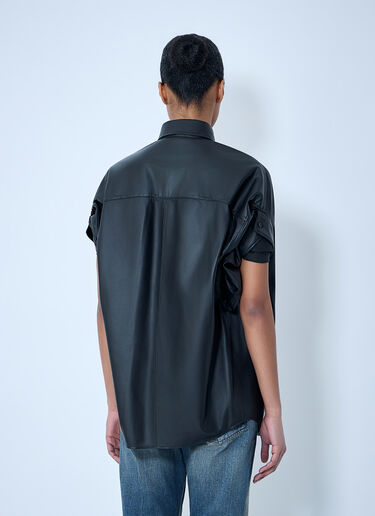 Balenciaga Tucked Sleeve Shirt Black bal0263017