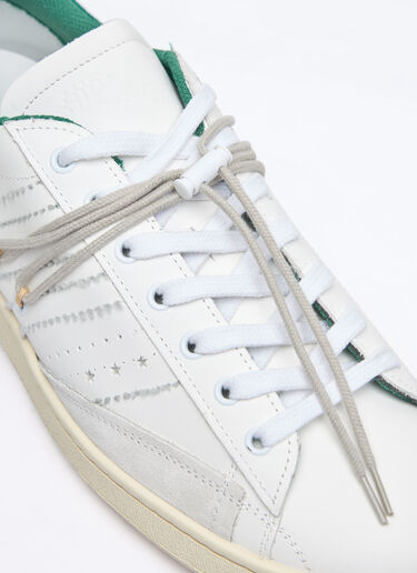LN-CC® - Hidn-Ander: Stripeless Ultimate Dual Sneakers - White Hidn-Ander Stripeless Ultimate Dual Sneakers White hdn0158004