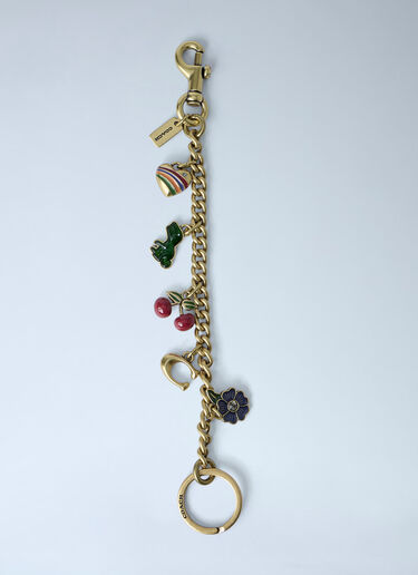 LN-CC® - Coach: Charm Keychain With Mixed Motifs - Gold Coach Charm Keychain With Mixed Motifs Gold coa0263028