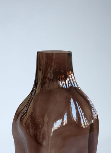 LN-CC® - 101 Copenhagen: Contoured Glass Vase - Grey 101 Copenhagen Contoured Glass Vase Grey wps0692019