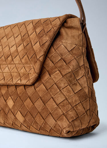 LN-CC® - Bottega Veneta: ジョルノ スエード ハンドバッグ - ブラウン Bottega Veneta ジョルノ スエード ハンドバッグ ブラウン bov0263031