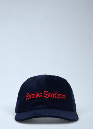 Brain Dead x Brooks Brothers 标志图案棒球帽 海军蓝 brb0162006