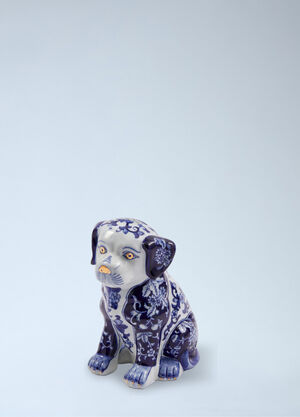 POLSPOTTEN Porcelain Canine Figurine Blue wps0691988