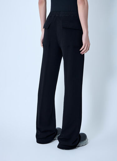 LN-CC® - Rick Owens: Dietrich Drawstring Pants - Black Rick Owens Dietrich Drawstring Pants Black ric0163021