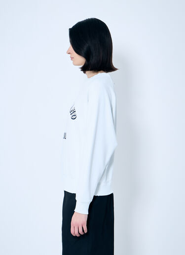 LN-CC® - Prada: Logo Print Sweatshirt - White Prada Logo Print Sweatshirt White pra0260011