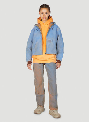 LN-CC® - NOTSONORMAL: Splashed Hooded Sweatshirt - Orange NOTSONORMAL Splashed Hooded Sweatshirt Orange nsm0351017