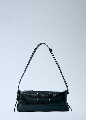 LN-CC® - Maison Margiela: Baguette Small Shoulder Bag - Black Maison Margiela Baguette Small Shoulder Bag Black mla0264024