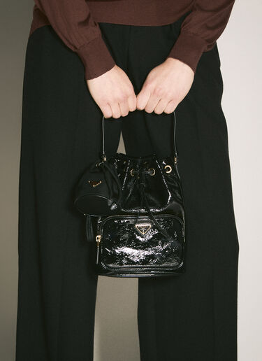LN-CC® - Prada: Re-Edition 1978 Re-Nylon Mini Pouch - Black Prada Re-Edition 1978 Re-Nylon Mini Pouch Black pra0258072