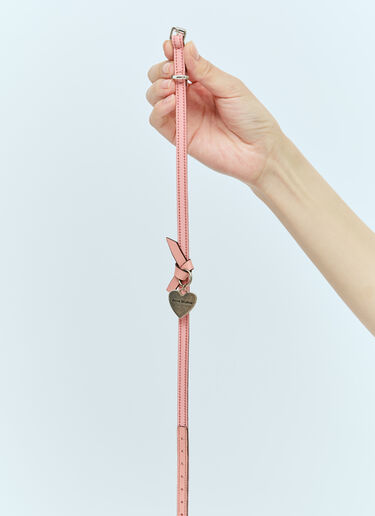 LN-CC® - Acne Studios: Musubi Charm Choker - Pink Acne Studios Musubi Charm Choker Pink acn0256046