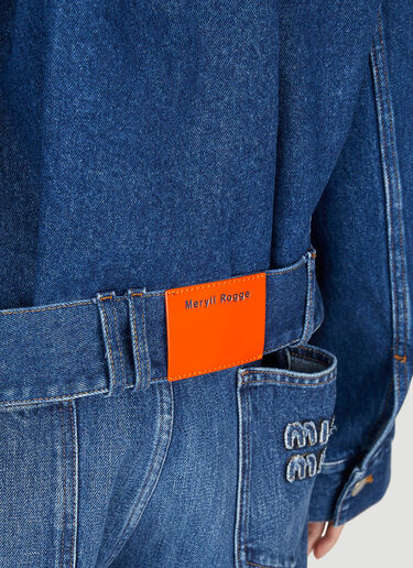 LN-CC® - Meryll Rogge: Denim Jacket - Blue Meryll Rogge Denim Jacket Blue mrl0252001