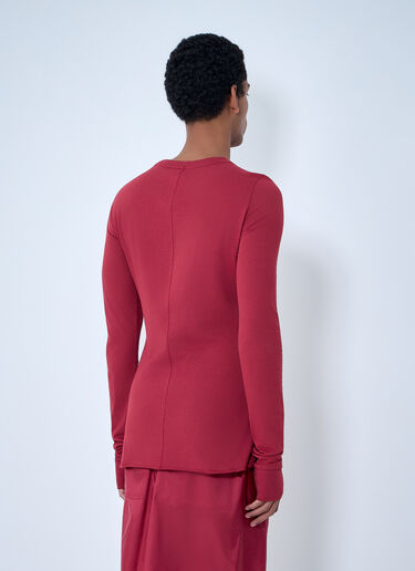 Moncler + Rick Owens ガーダーズ Tシャツ 赤 mcs0363016