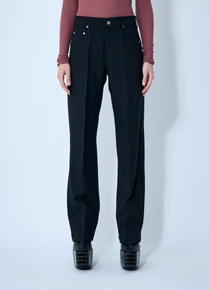 LN-CC® - Rick Owens: Geth Jeans - Black Rick Owens Geth Jeans Black ric0261002